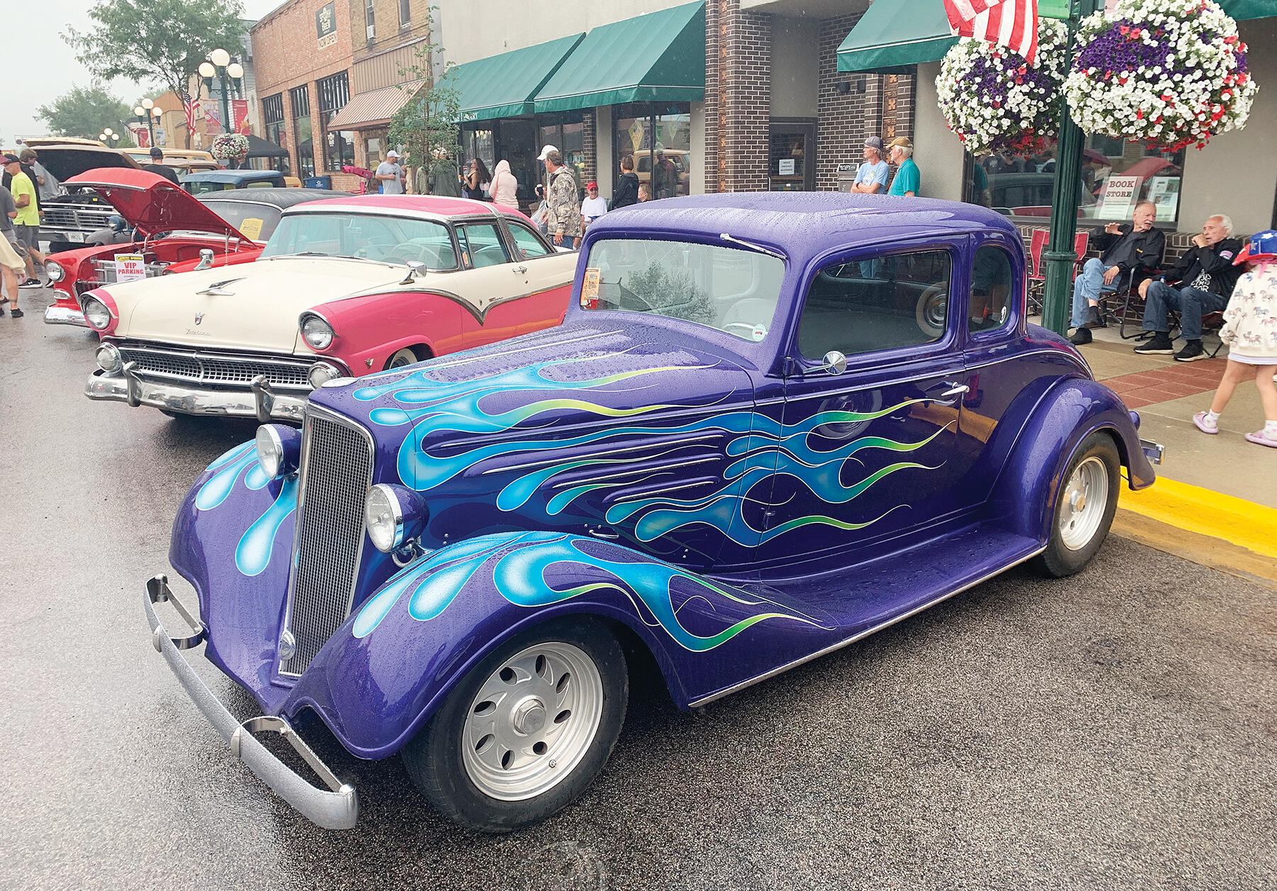 A wide array of vehicles were displayed during the 15th annual Gear-Head Get Together in Maple Lake on Saturday, Aug. 15. The event, sponsored by the Maple Lake Chamber of Commerce, drew a crowd of automotive enthusiasts for a day of live music, food, and vehicle-restoration artistry. (Photos by Mike Gesellchen)