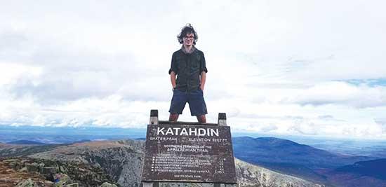 Now 20-year-old Max Nagel of Buffalo, Minnesota, returned home on October 1 from a six-month trek along the Appalachian Trail. Stretching from Springer Mountain in Georgia to Mount Katahdin in Maine (pictured above), the trail is approximately 2,200 miles long. Nagel completed his trip with 20 others, with little to no physical training beforehand. Of the trip, the Mount Katahdin trails were some of the hardest, but most beautiful. (Photos courtesy of Bridget and Max Nagel).