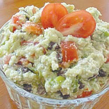 Cheesy Black Bean Guacamole