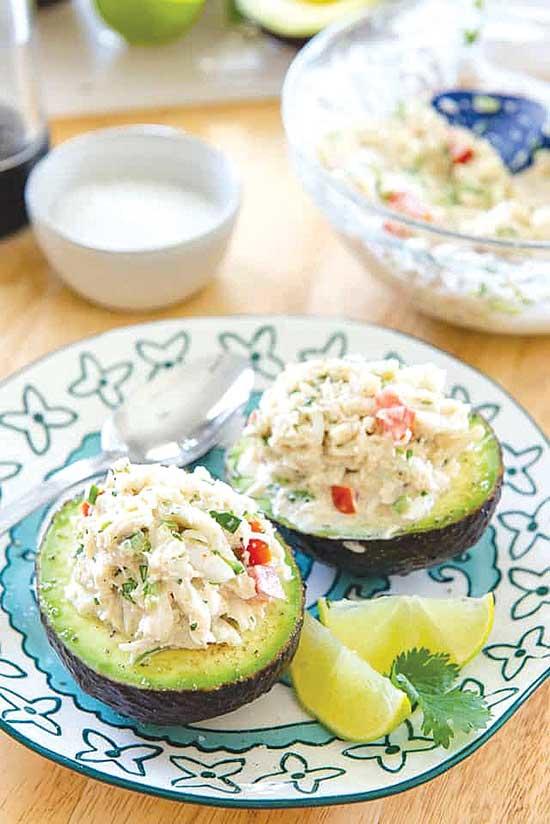 Crab Stuffed Avocado
