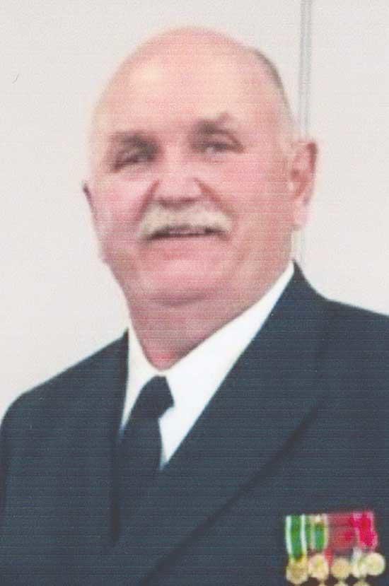 Master Chief Petty Officer Edwards attending change of command ceremony at Naval Reserve Center Minneapolis.