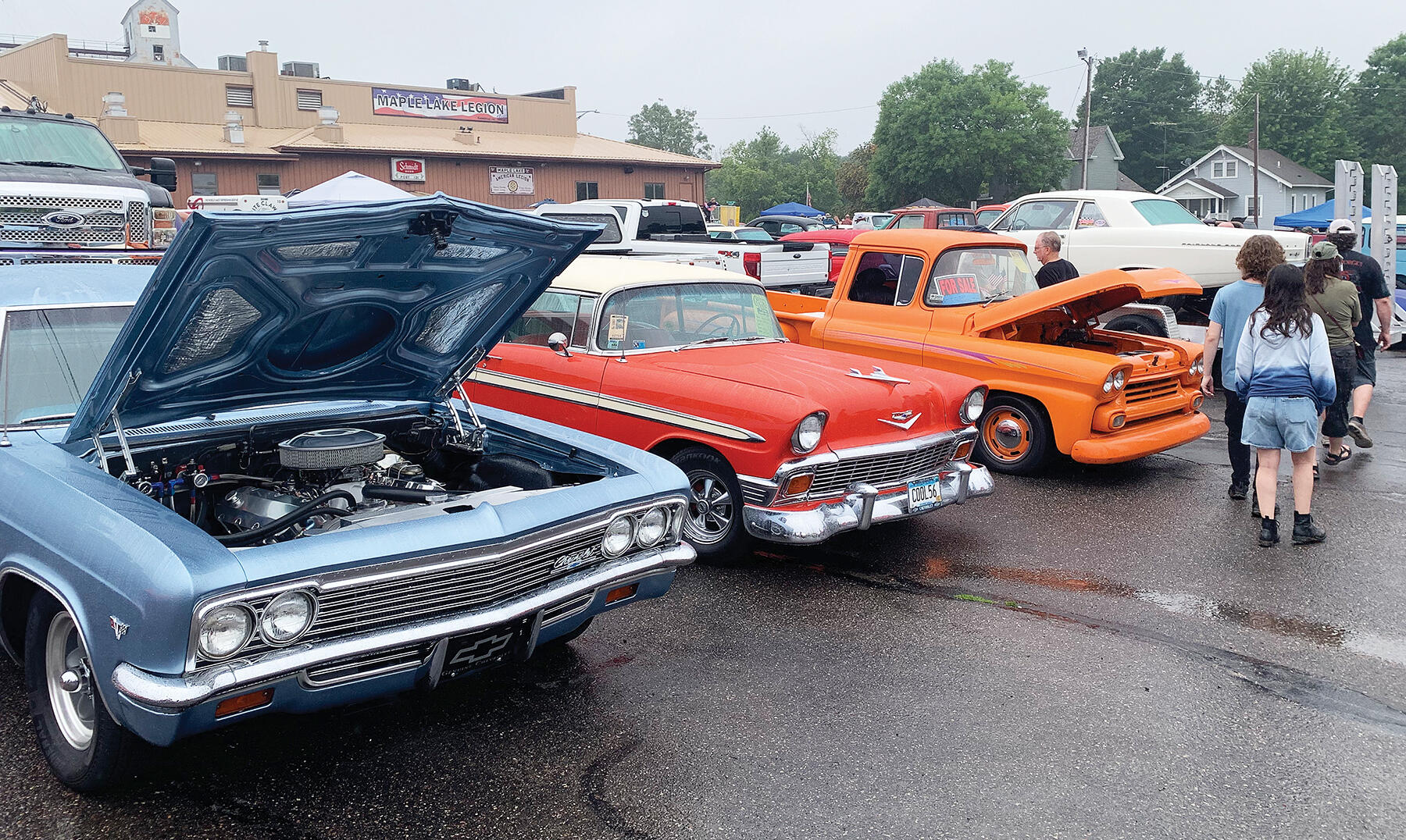 Vehicles from days-gone-by filled the Maple Lake Legion parking lot during the Gear-Head event.