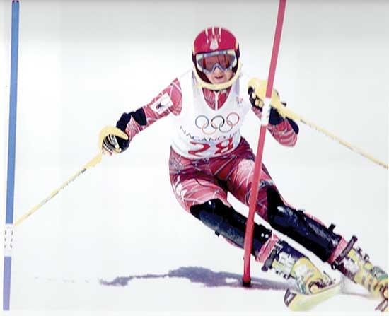 At 23-years-old, Tasha Nelson’s dream came true when she qualified for the 1998 Olympics in Nagano, Japan in the slalom event. (Submitted photo)