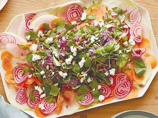 Shaved Vegetable Salad