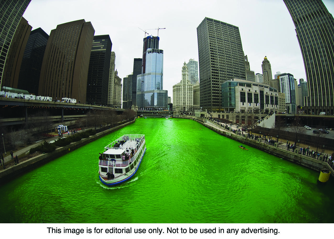 It is one thing to drink a green beer or paint a green shamrock on your cheek, but dyeing an entire river green is an immense and awe-inspiring homage to St. Patrick's Day.