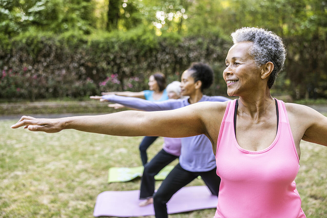 The following exercises courtesy of the Mayo Clinic are some activities that can improve balance and reduce falls.