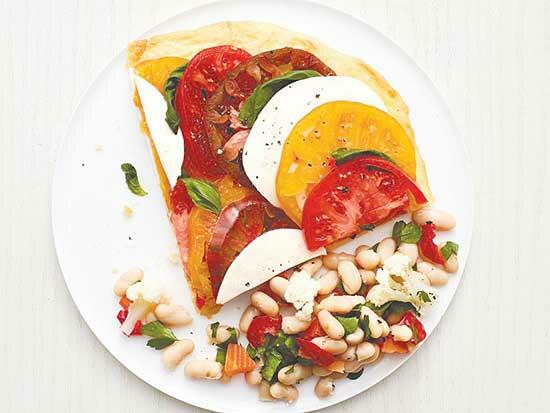 Thin-Crust Caprese Pizza