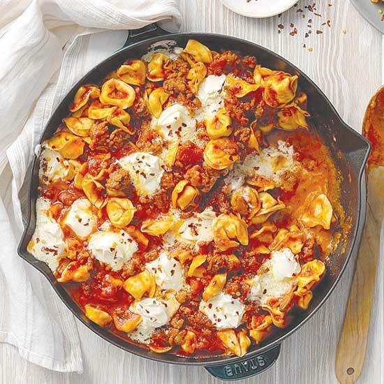 Tortellini with Sausage and Mascarpone