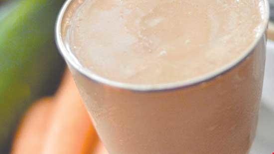 Zucchini Chocolate Banana Nut Milkshake
